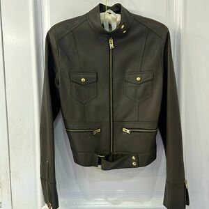 PRISTINE condition IRO leather moto jacket